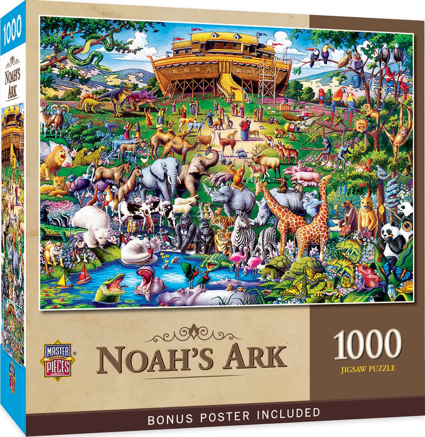 Rompecabezas Masterpieces Arca De Noé 1000 Piezas - Venta Internacional.