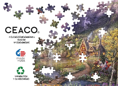 Foto 5 | Rompecabezas Ceaco Thomas Kinkade Disney Dreams 1000 Piezas - Venta Internacional.