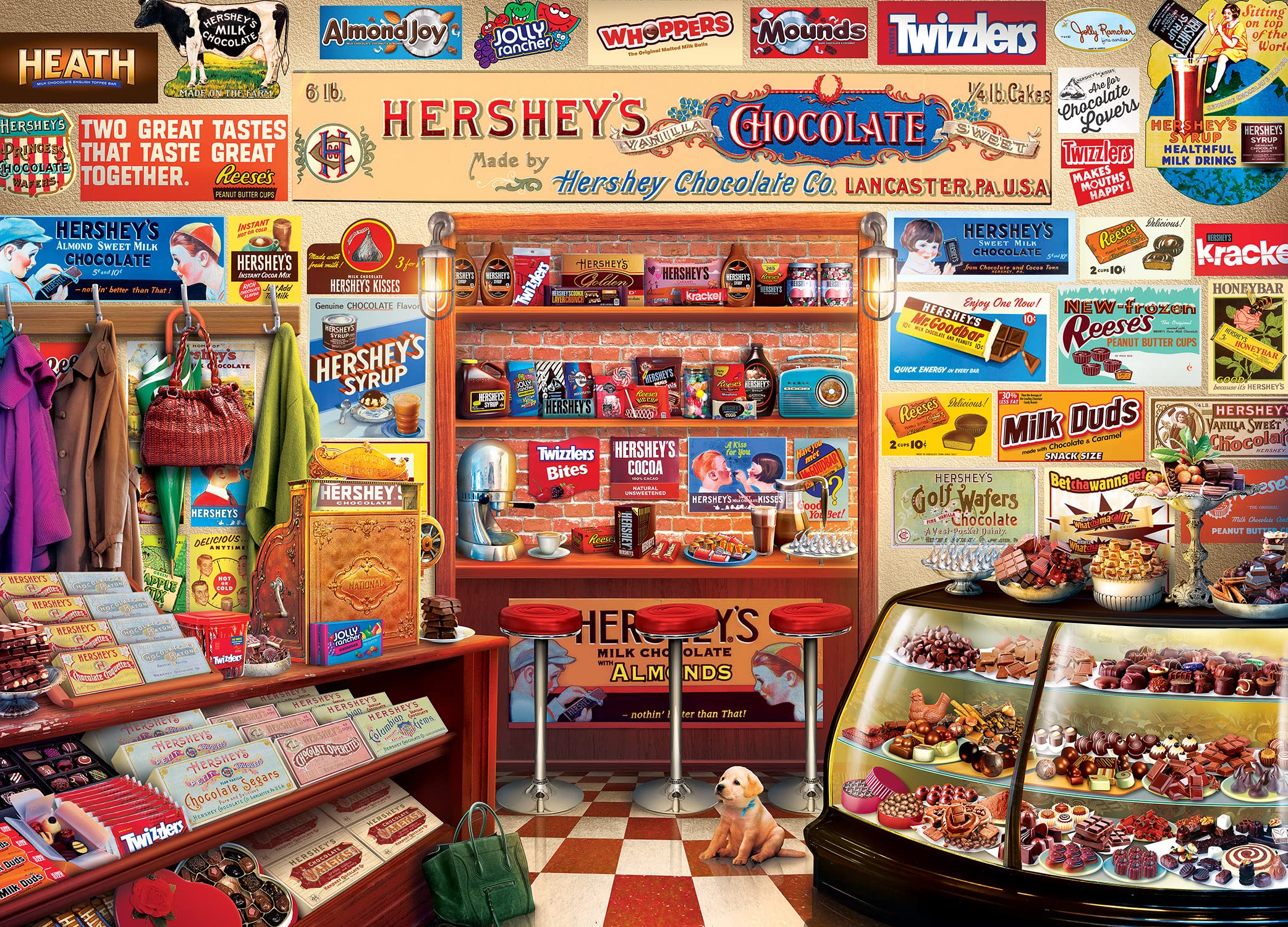 Foto 2 | Rompecabezas Masterpieces Hershey's Candy Shop 1000 Piezas - Venta Internacional.