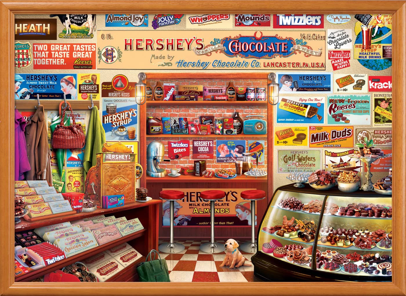 Foto 8 pulgar | Rompecabezas Masterpieces Hershey's Candy Shop 1000 Piezas - Venta Internacional.