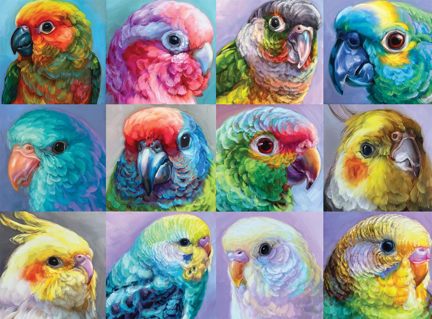Rompecabezas Buffalo Games Parrot Perfection 1000 Piezas - Venta Internacional.