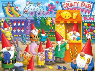 Foto 1 | Rompecabezas Ceaco Gnome Sweet Gnome Gnome County Fair, 300 Piezas - Venta Internacional.