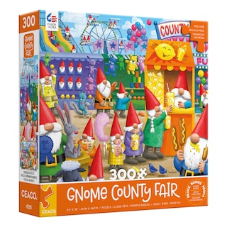 Foto 3 | Rompecabezas Ceaco Gnome Sweet Gnome Gnome County Fair, 300 Piezas - Venta Internacional.
