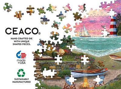 Foto 5 | Rompecabezas Ceaco David Maclean Heart Beach 1000 Piezas - Venta Internacional.
