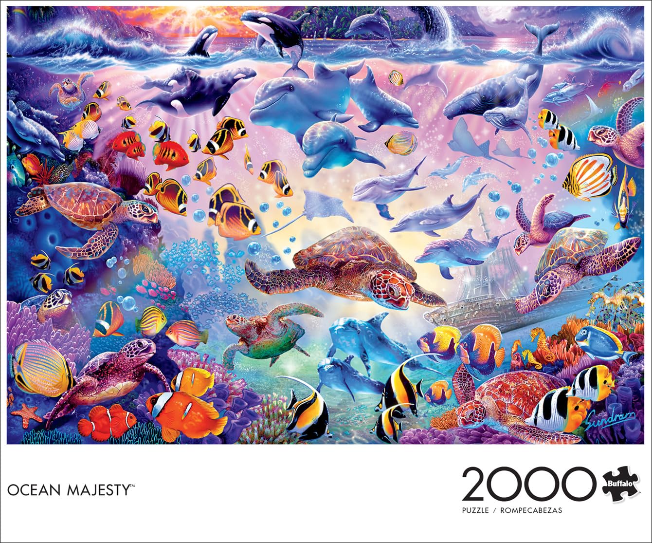 Foto 2 | Rompecabezas Buffalo Games Ocean Majesty 2000 Piezas - Venta Internacional.