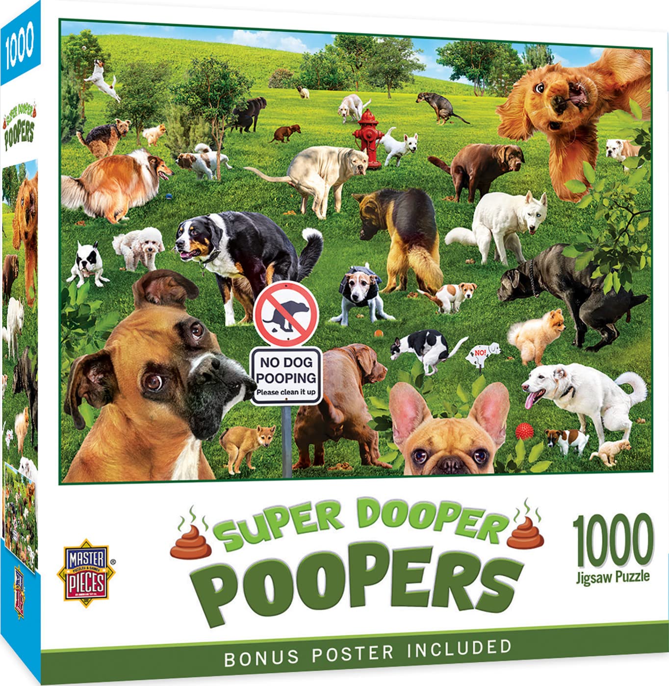 Rompecabezas Masterpieces Super Dooper Poopers 1000 Piezas - Venta Internacional.