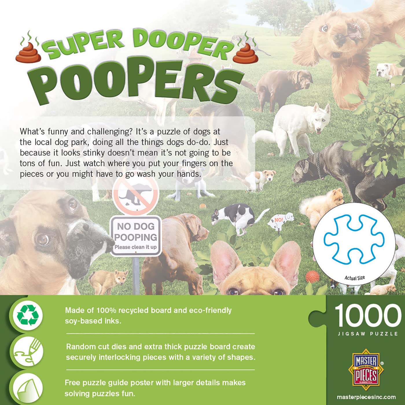 Foto 4 pulgar | Rompecabezas Masterpieces Super Dooper Poopers 1000 Piezas - Venta Internacional.