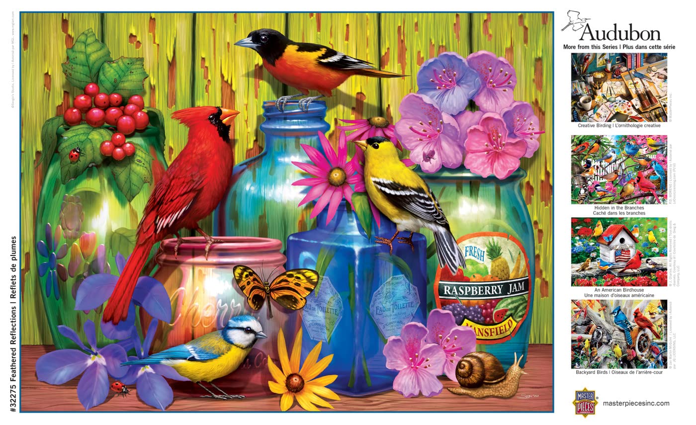 Foto 8 pulgar | Rompecabezas Masterpieces Feathered Reflections, 300 Piezas - Venta Internacional.