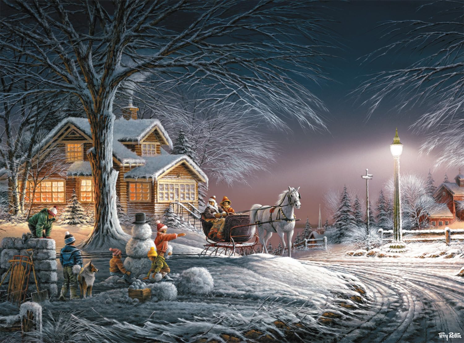 Foto 1 | Rompecabezas Buffalo Games Terry Redlin Winter 1000 Piezas - Venta Internacional.