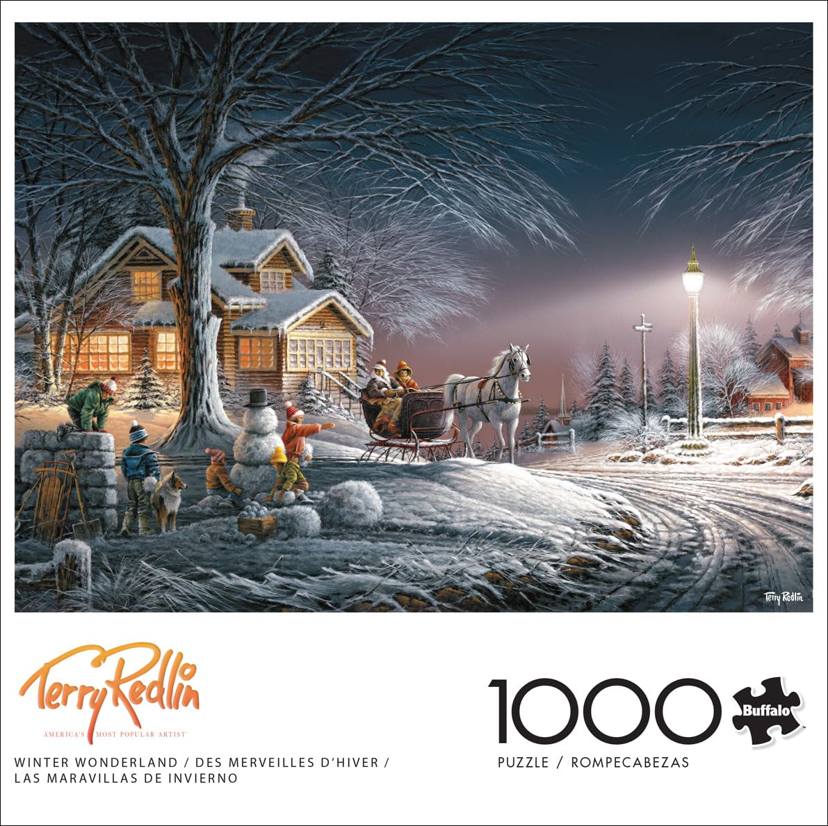 Foto 3 pulgar | Rompecabezas Buffalo Games Terry Redlin Winter 1000 Piezas - Venta Internacional.