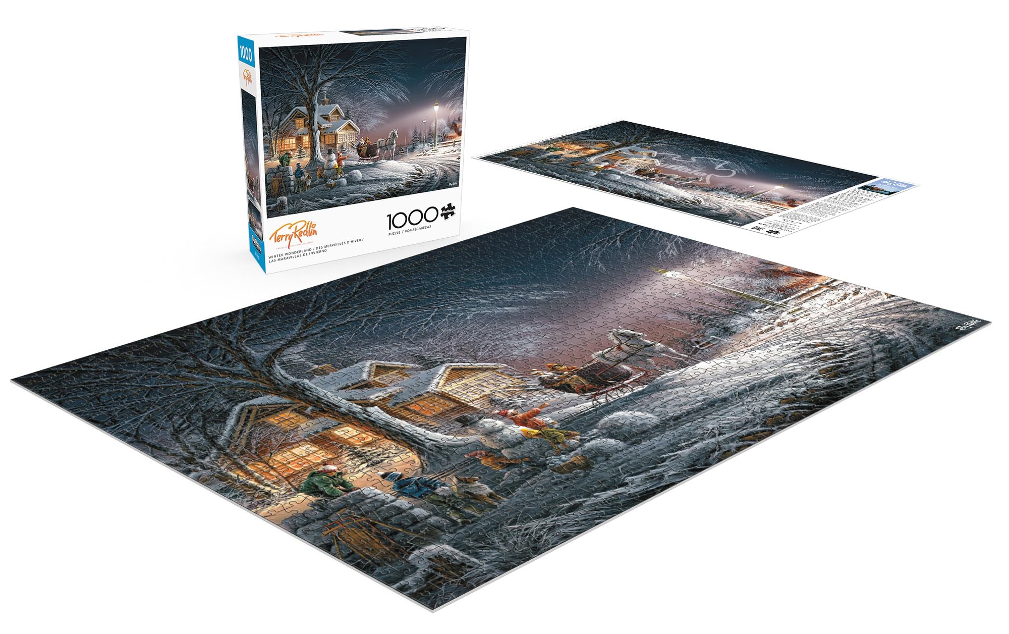 Foto 5 pulgar | Rompecabezas Buffalo Games Terry Redlin Winter 1000 Piezas - Venta Internacional.
