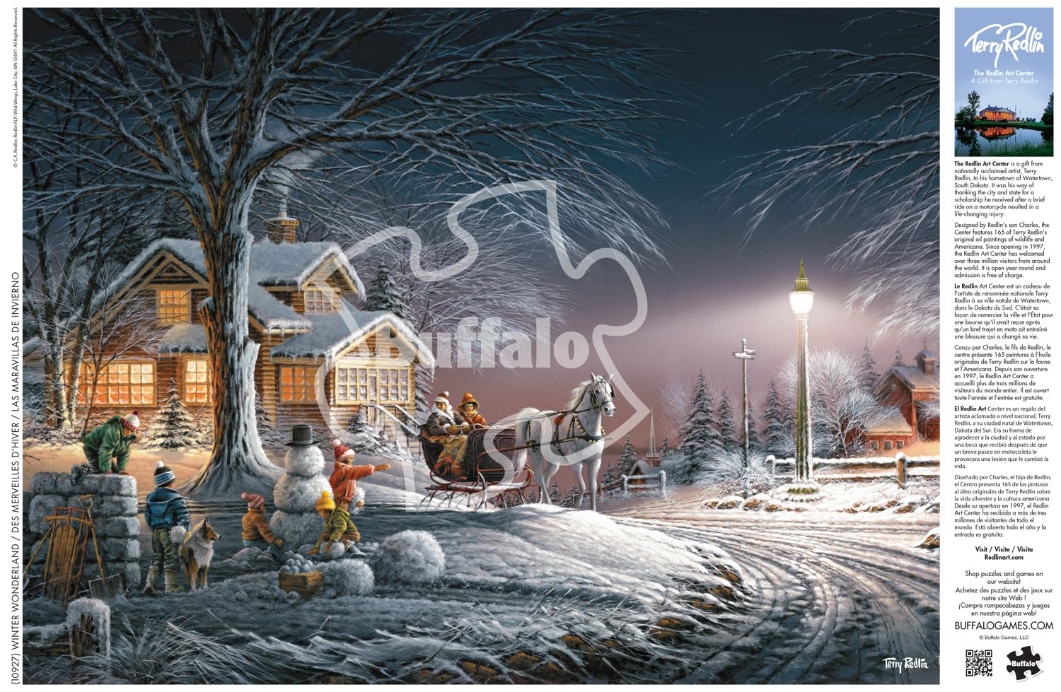 Foto 6 pulgar | Rompecabezas Buffalo Games Terry Redlin Winter 1000 Piezas - Venta Internacional.