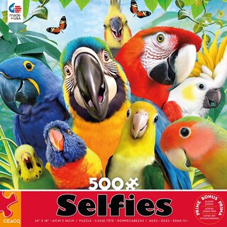 Foto 2 | Rompecabezas Ceaco Selfies Perfect Parrot 500 Piezas - Venta Internacional.