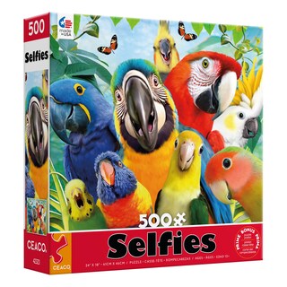 Foto 3 | Rompecabezas Ceaco Selfies Perfect Parrot 500 Piezas - Venta Internacional.