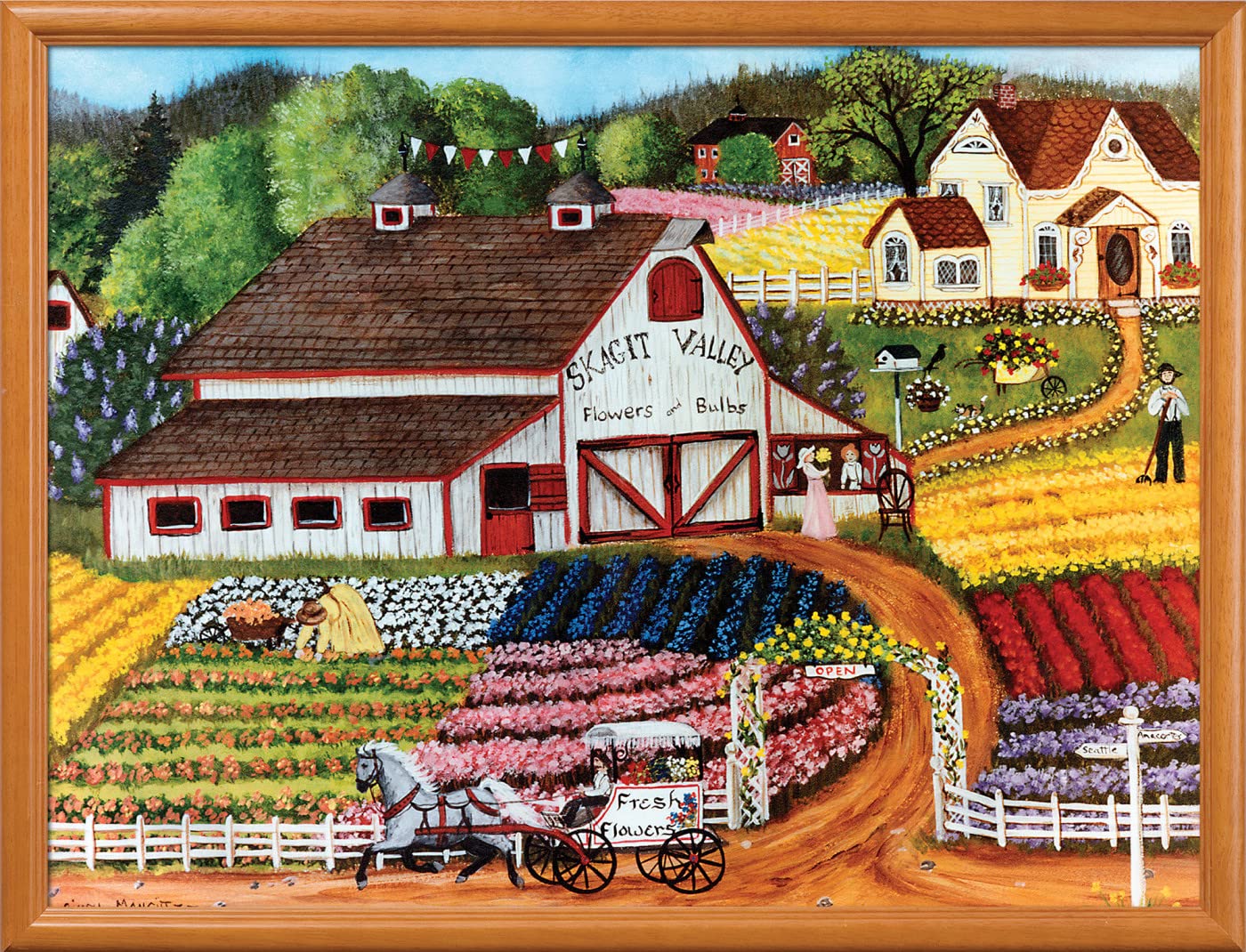 Foto 7 | Rompecabezas Masterpieces Fresh Flowers 750 Piezas - Venta Internacional.