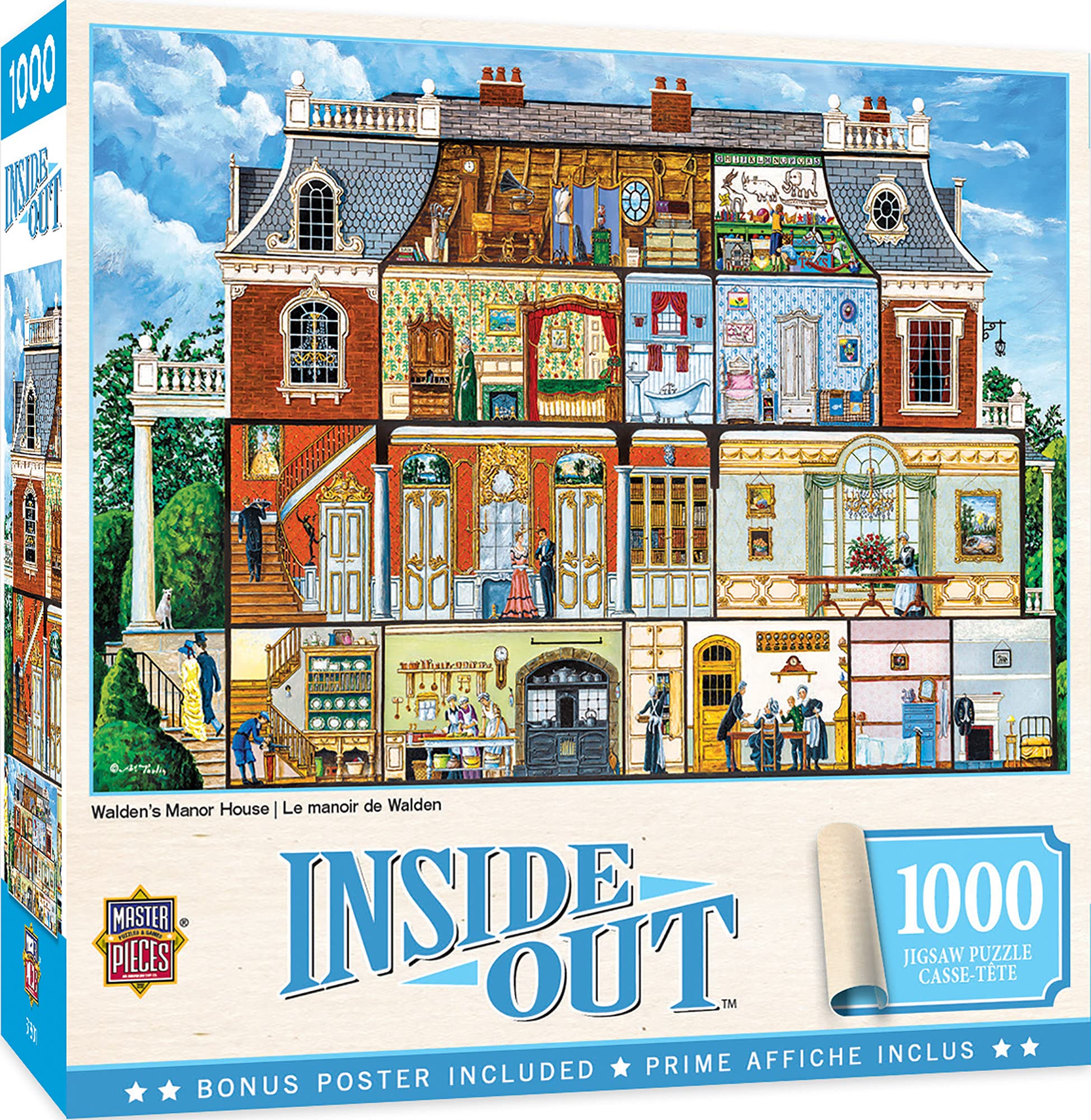 Foto 1 | Rompecabezas Masterpieces Walden Manor House 1000 Piezas - Venta Internacional.