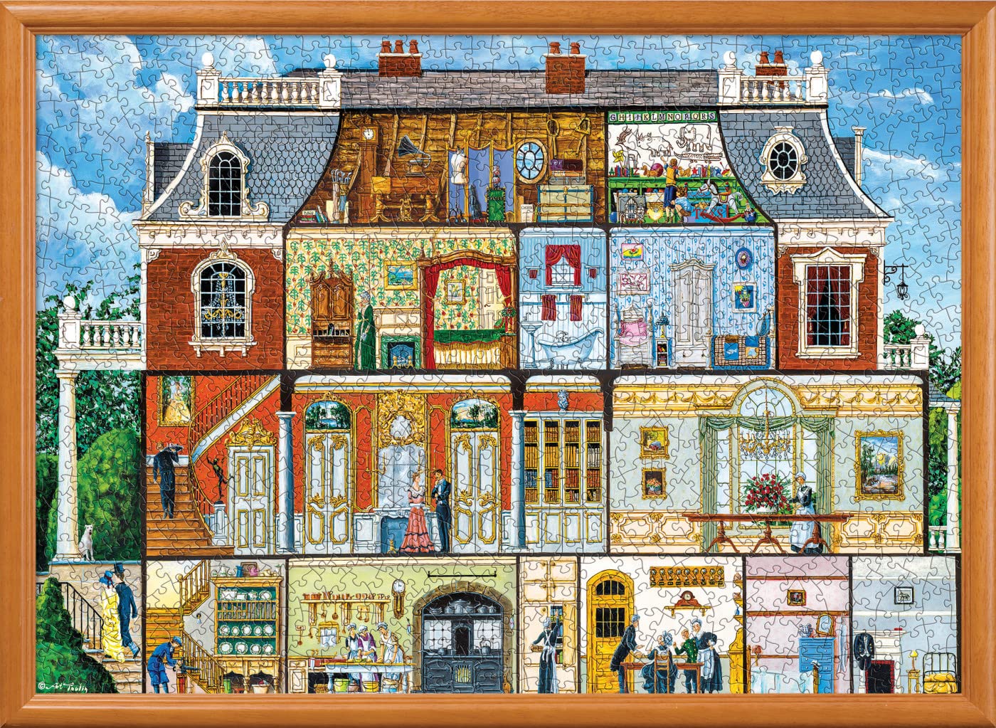 Foto 5 | Rompecabezas Masterpieces Walden Manor House 1000 Piezas - Venta Internacional.