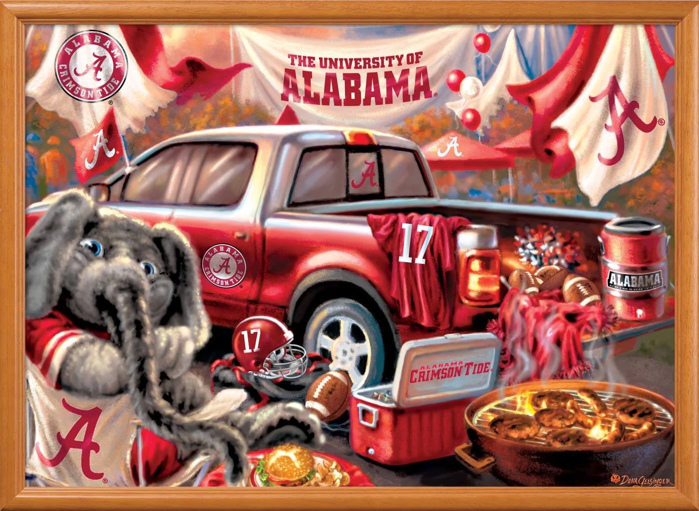 Foto 8 pulgar | Rompecabezas Masterpieces Ncaa Alabama Crimson Tide 1000 Piezas - Venta Internacional.