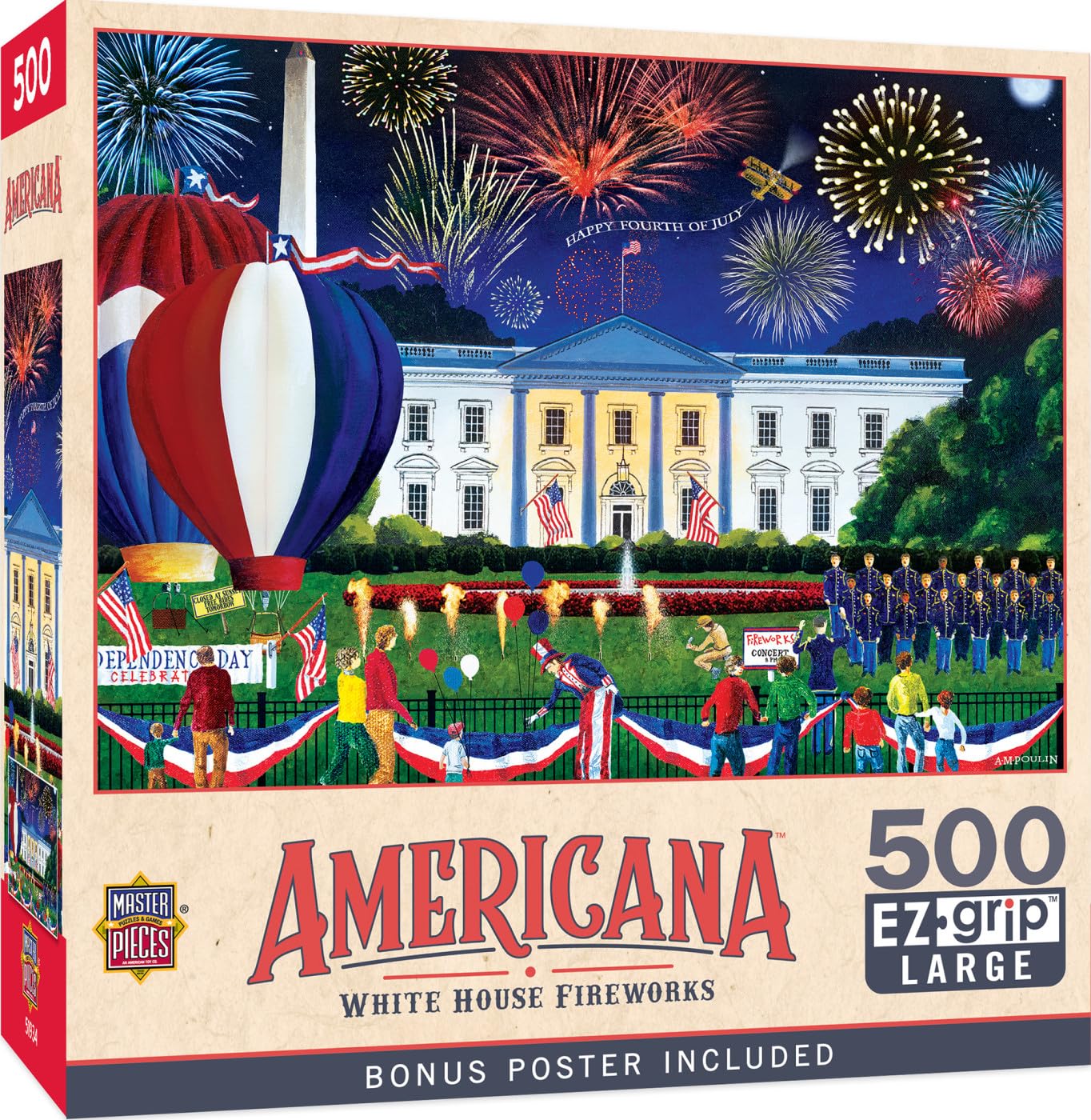Foto 2 pulgar | Rompecabezas Masterpieces White House Fireworks, 500 Piezas - Venta Internacional.