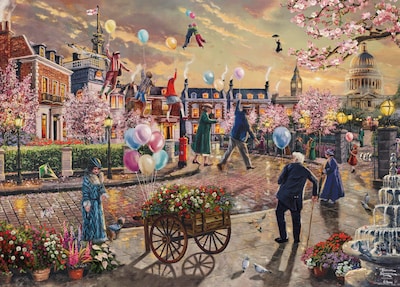 Foto 1 | Rompecabezas Ceaco Thomas Kinkade Disney Mary Poppins 1000 Piezas - Venta Internacional.