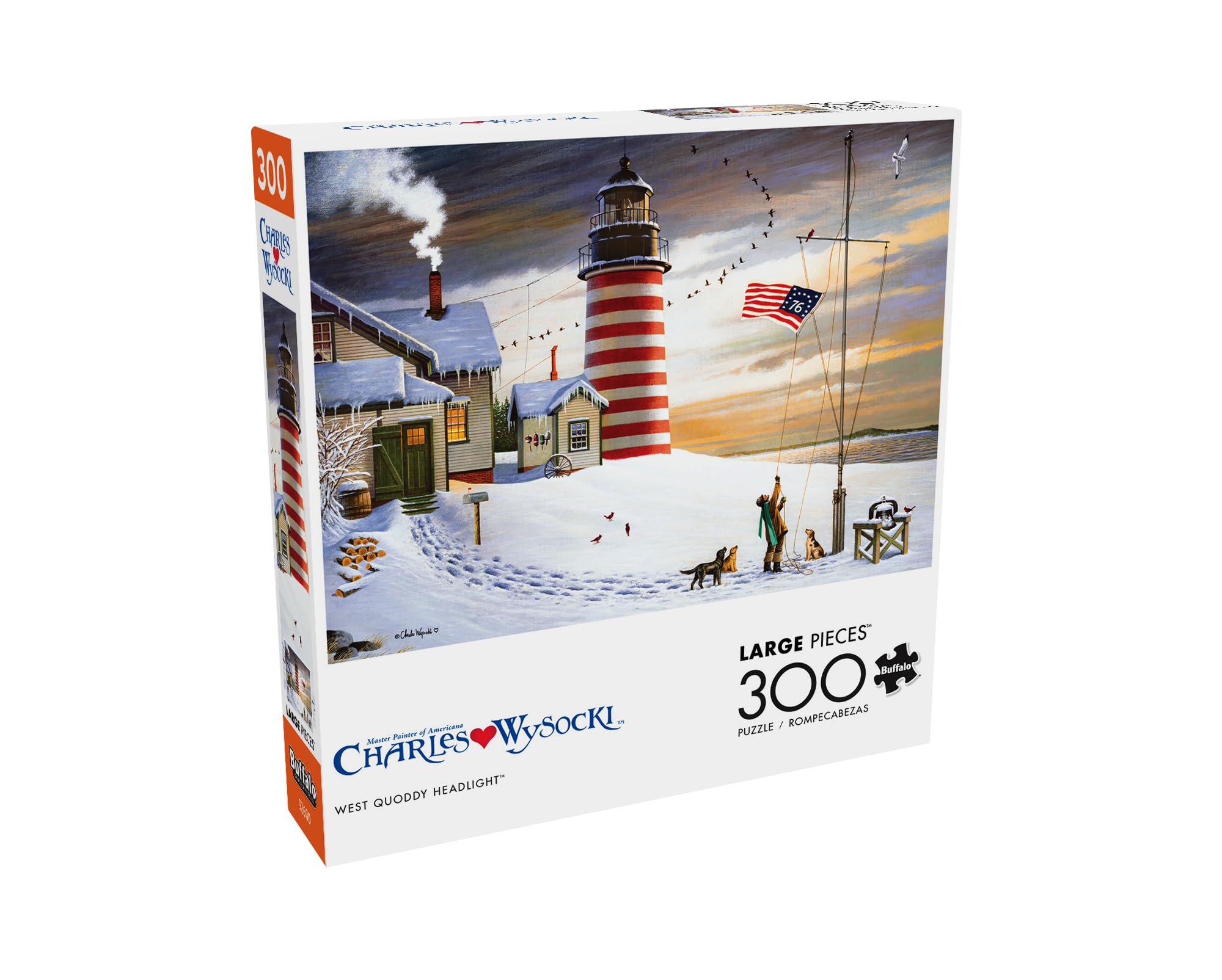 Foto 4 pulgar | Rompecabezas Buffalo Games Charles Wysocki De 300 Piezas - Venta Internacional.