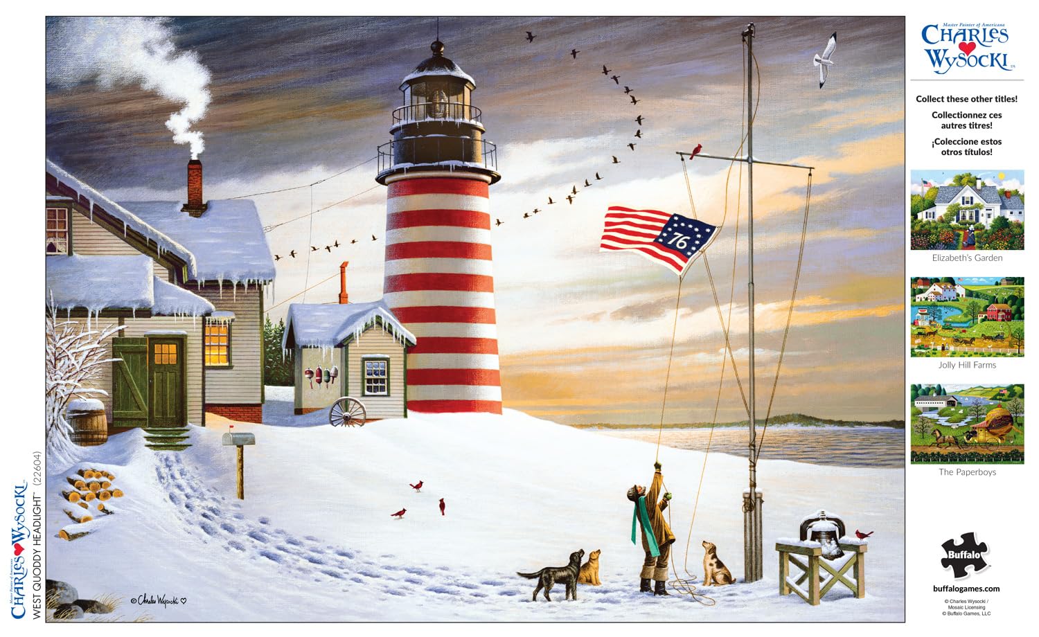 Foto 5 | Rompecabezas Buffalo Games Charles Wysocki De 300 Piezas - Venta Internacional.