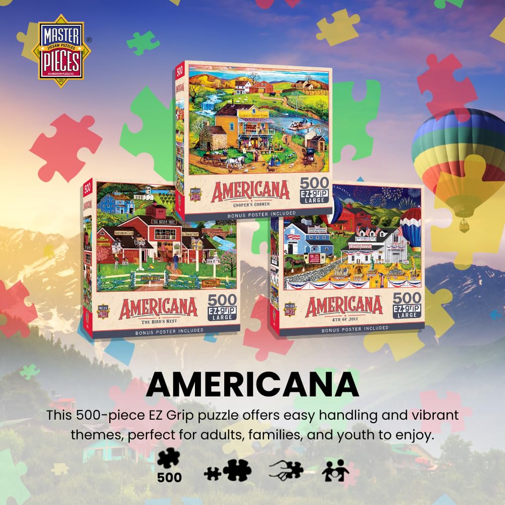 Foto 2 | Rompecabezas Masterpieces Harvest Street Party, 500 Piezas - Venta Internacional.
