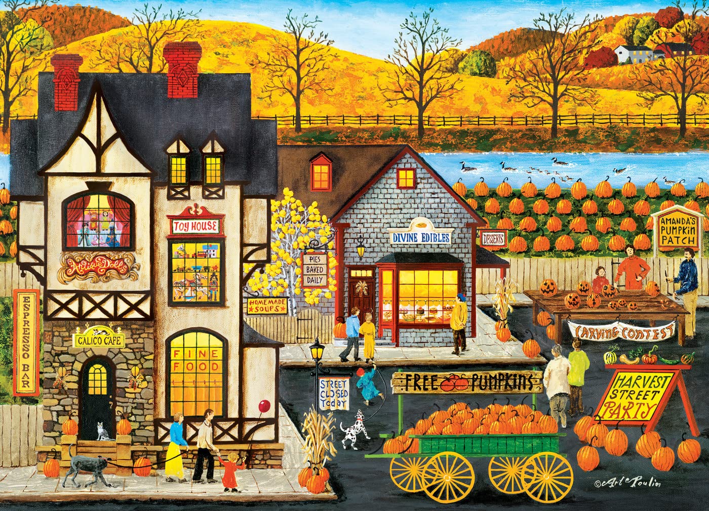 Foto 8 pulgar | Rompecabezas Masterpieces Harvest Street Party, 500 Piezas - Venta Internacional.