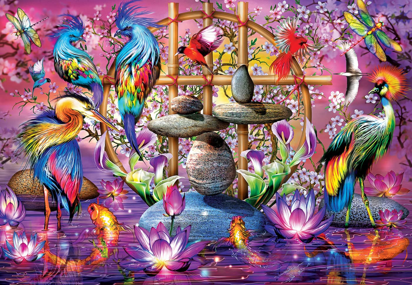 Foto 3 pulgar | Rompecabezas Masterpieces Fantasy In Flight (2000 Piezas) - Venta Internacional.