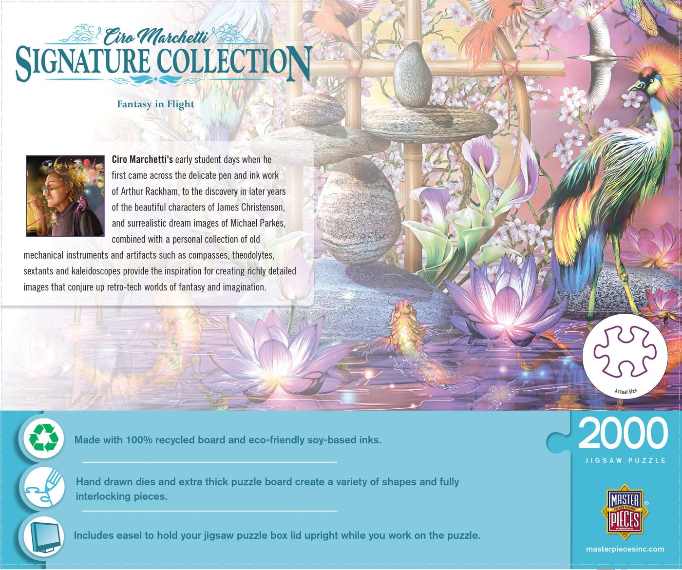 Foto 4 pulgar | Rompecabezas Masterpieces Fantasy In Flight (2000 Piezas) - Venta Internacional.