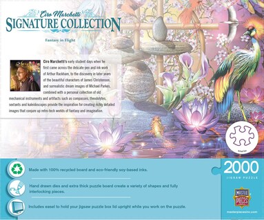 Foto 3 | Rompecabezas Masterpieces Fantasy In Flight (2000 Piezas) - Venta Internacional.