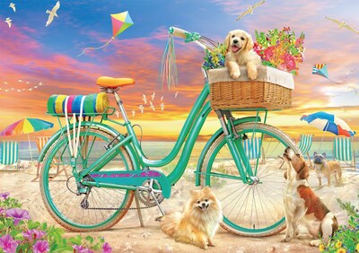 Foto 1 | Bicicleta De Playa Angelo Bonito De Jigsaw Games De Buffalo Games, 300 Unidades - Venta Internacional.
