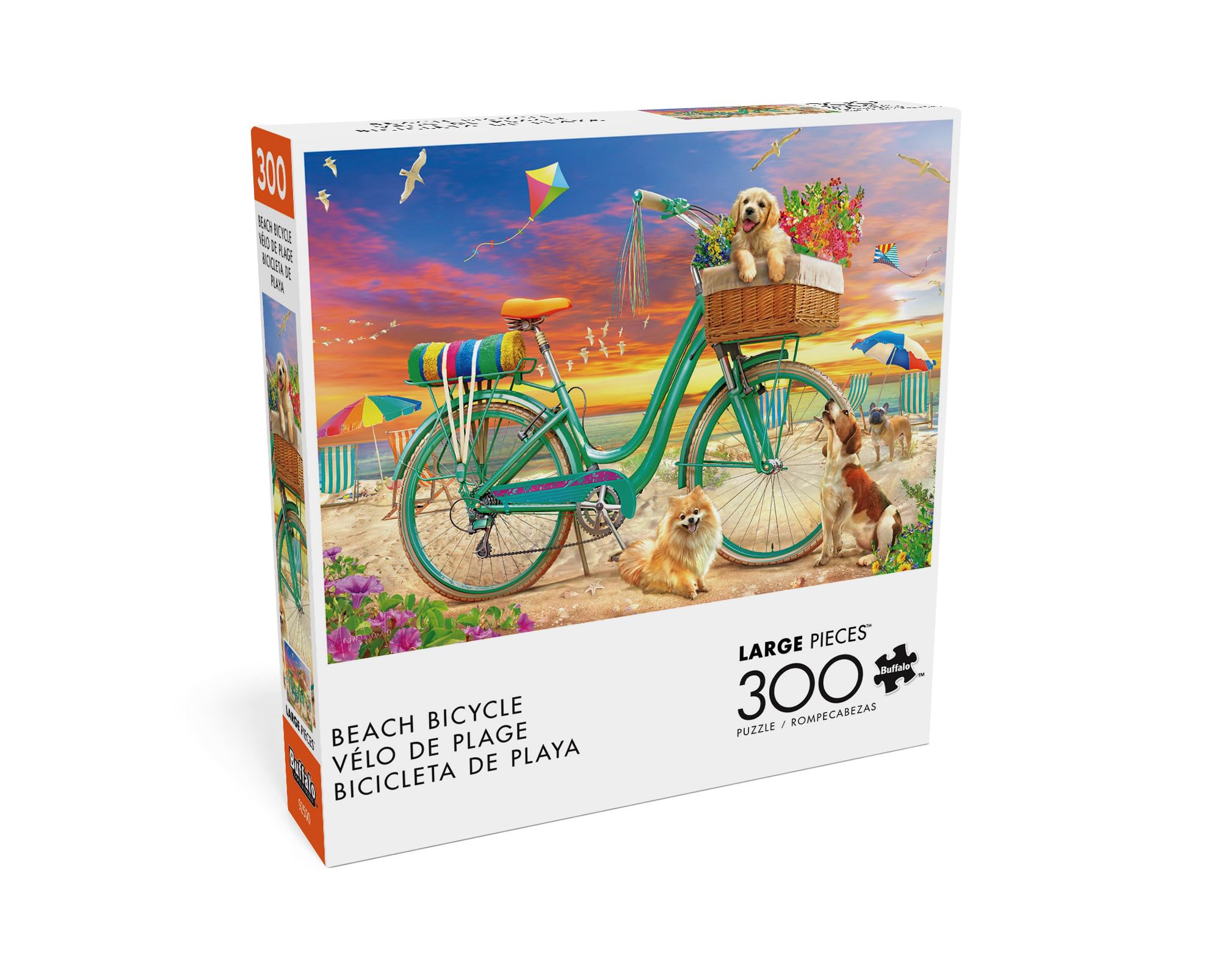 Foto 4 pulgar | Bicicleta De Playa Angelo Bonito De Jigsaw Games De Buffalo Games, 300 Unidades - Venta Internacional.