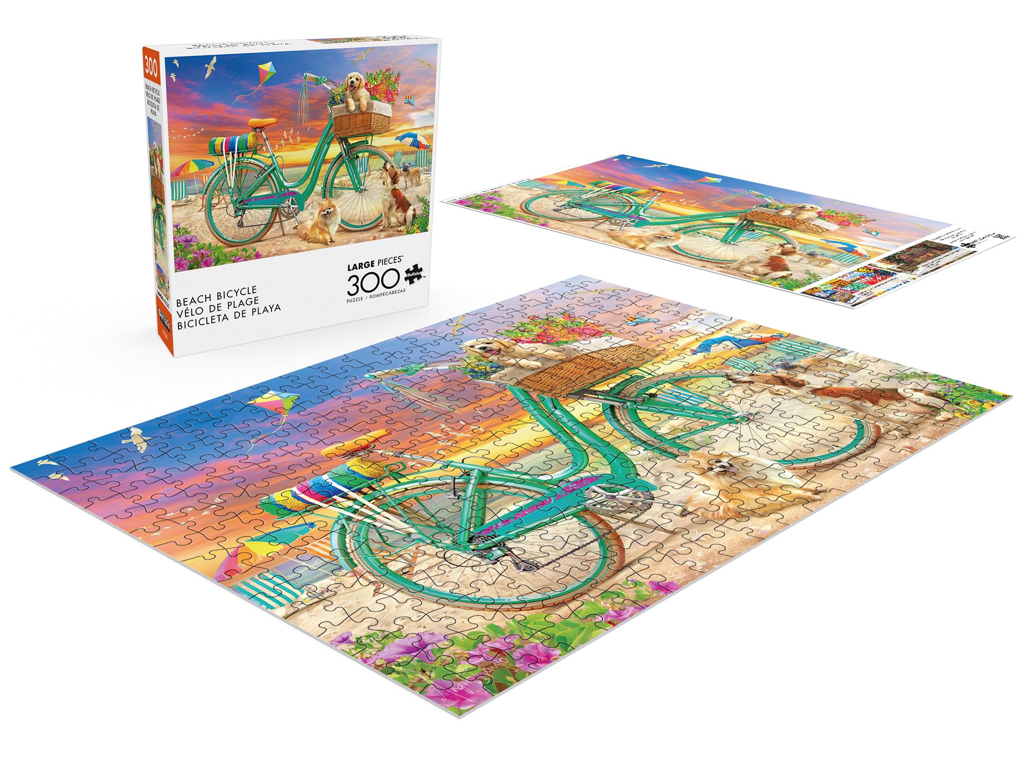 Foto 5 pulgar | Bicicleta De Playa Angelo Bonito De Jigsaw Games De Buffalo Games, 300 Unidades - Venta Internacional.