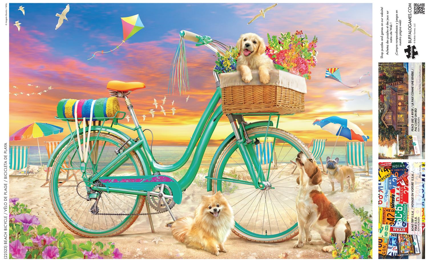 Foto 5 | Bicicleta De Playa Angelo Bonito De Jigsaw Games De Buffalo Games, 300 Unidades - Venta Internacional.