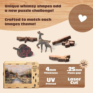 Foto 3 | Rompecabezas De Madera Buffalo Games Thomas Kinkade Sierra Paradise 500p - Venta Internacional.