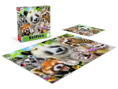 Foto 4 | Rompecabezas Ceaco Selfies Panda & Friends 500 Piezas - Venta Internacional.