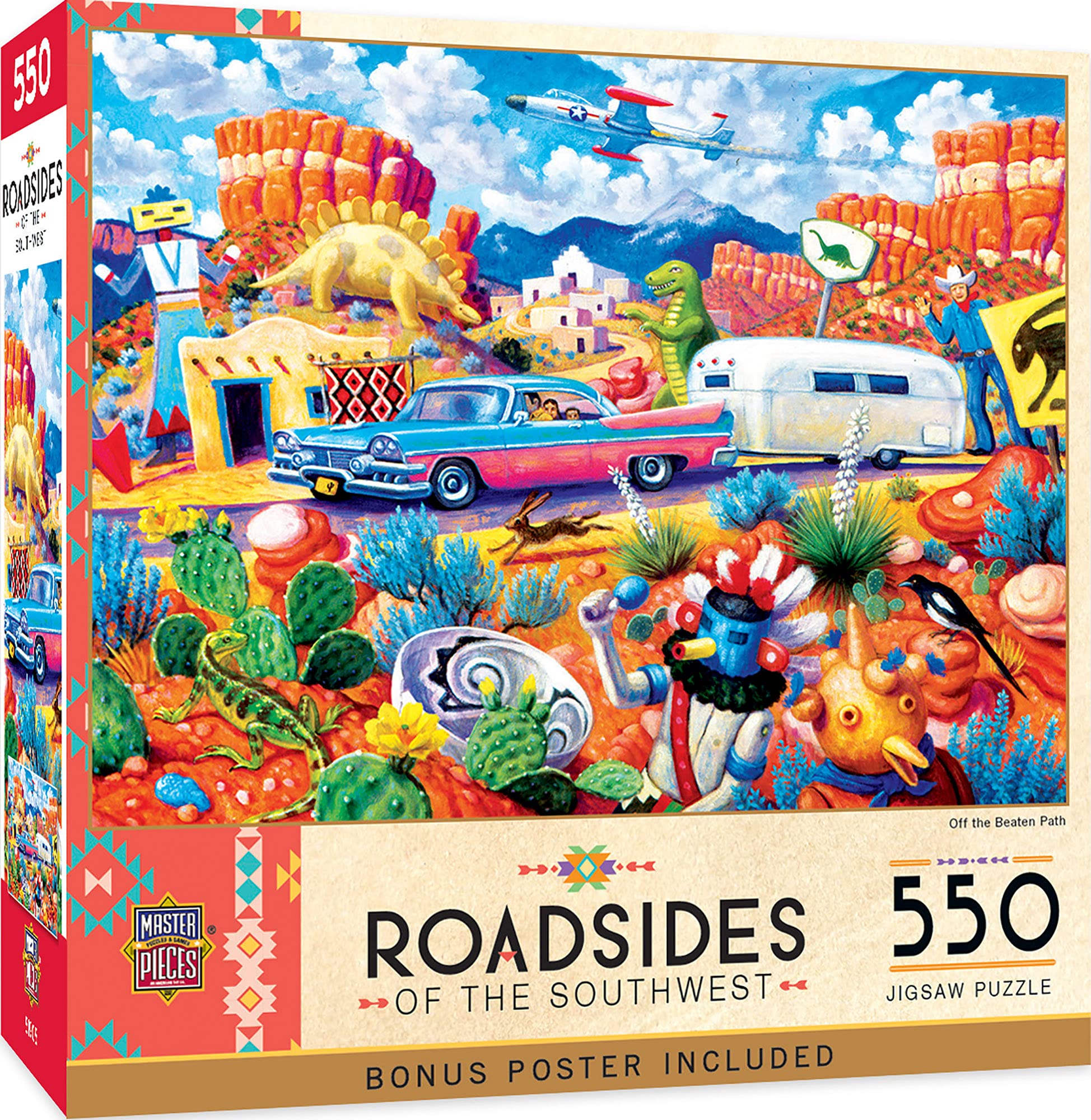 Rompecabezas Masterpieces Fuera De Los Caminos Trillados 550 Piezas - Venta Internacional.