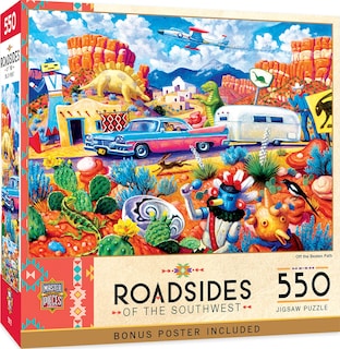 Foto 1 | Rompecabezas Masterpieces Fuera De Los Caminos Trillados 550 Piezas - Venta Internacional.