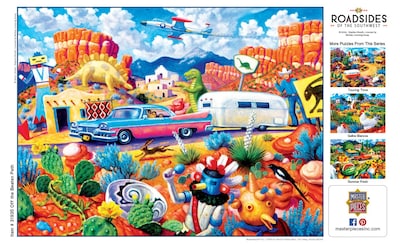 Foto 4 | Rompecabezas Masterpieces Fuera De Los Caminos Trillados 550 Piezas - Venta Internacional.
