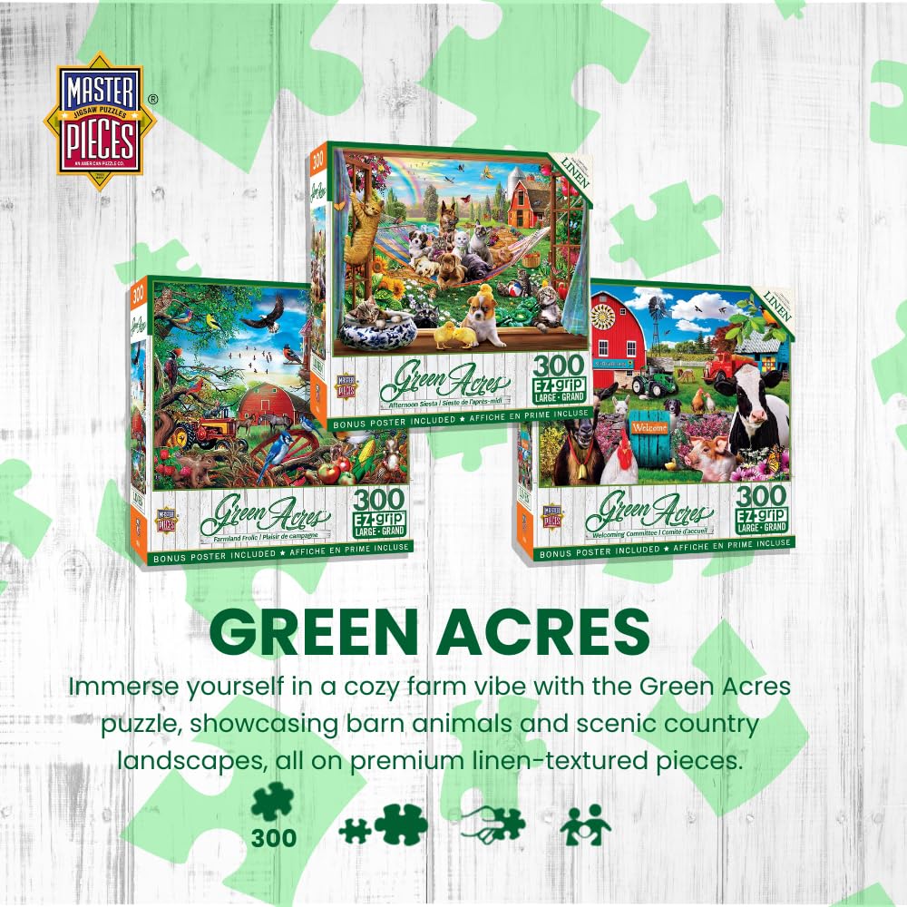Foto 2 | Rompecabezas Masterpieces Garden Gathering 300 Piezas - Venta Internacional.