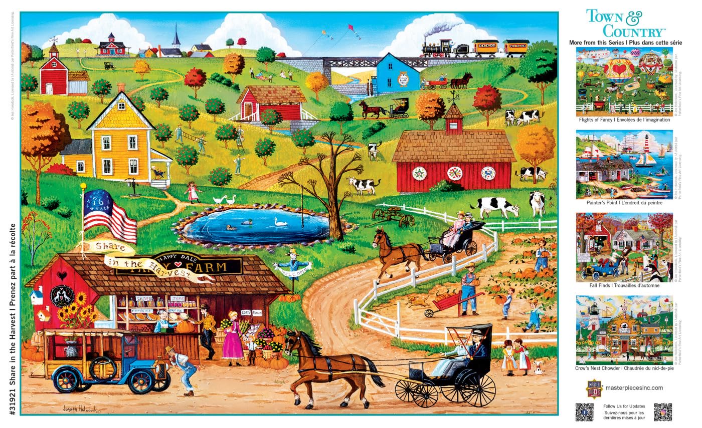 Foto 4 | Rompecabezas Masterpieces Share In The Harvest 300 Piezas - Venta Internacional.