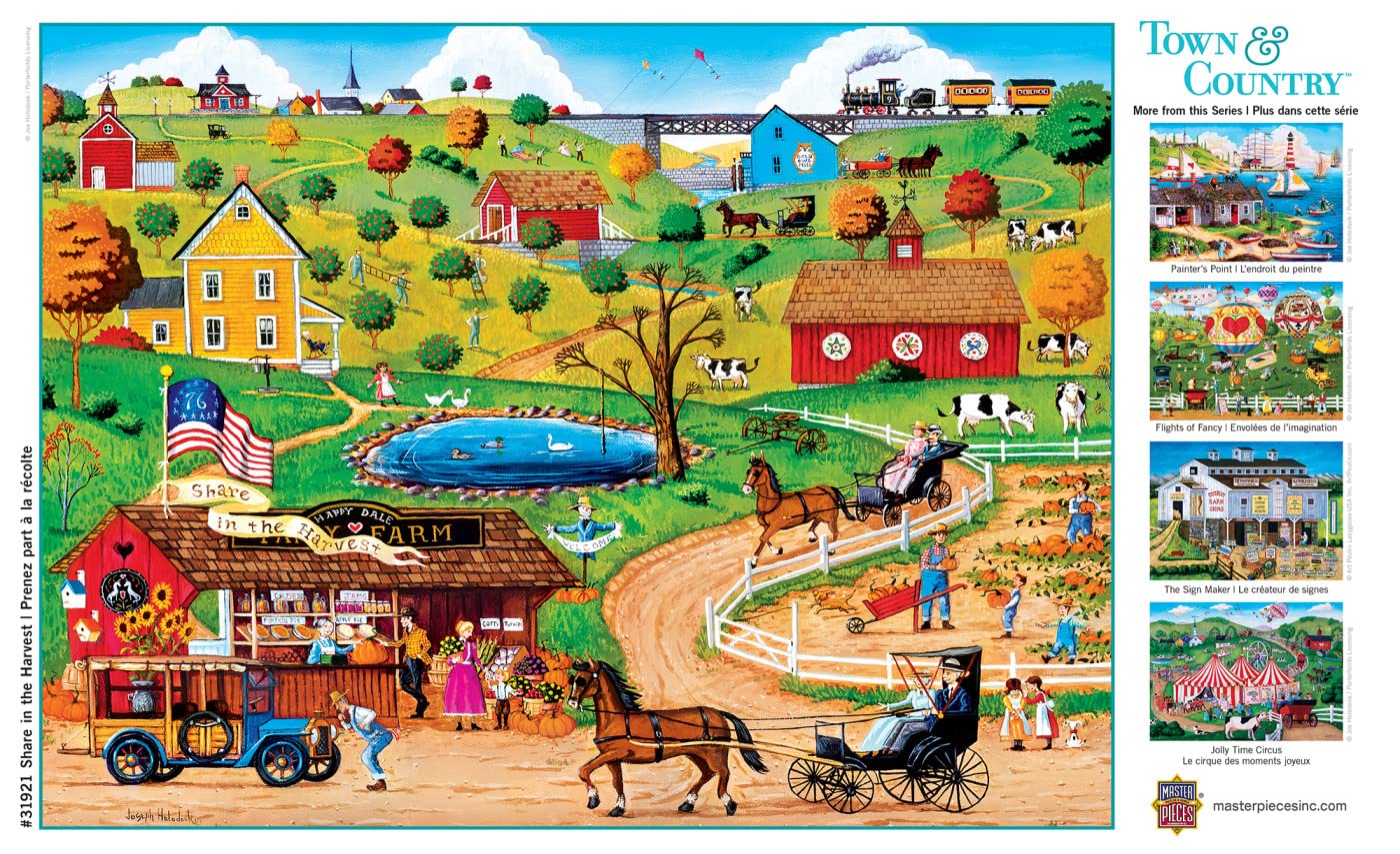 Foto 7 | Rompecabezas Masterpieces Share In The Harvest 300 Piezas - Venta Internacional.