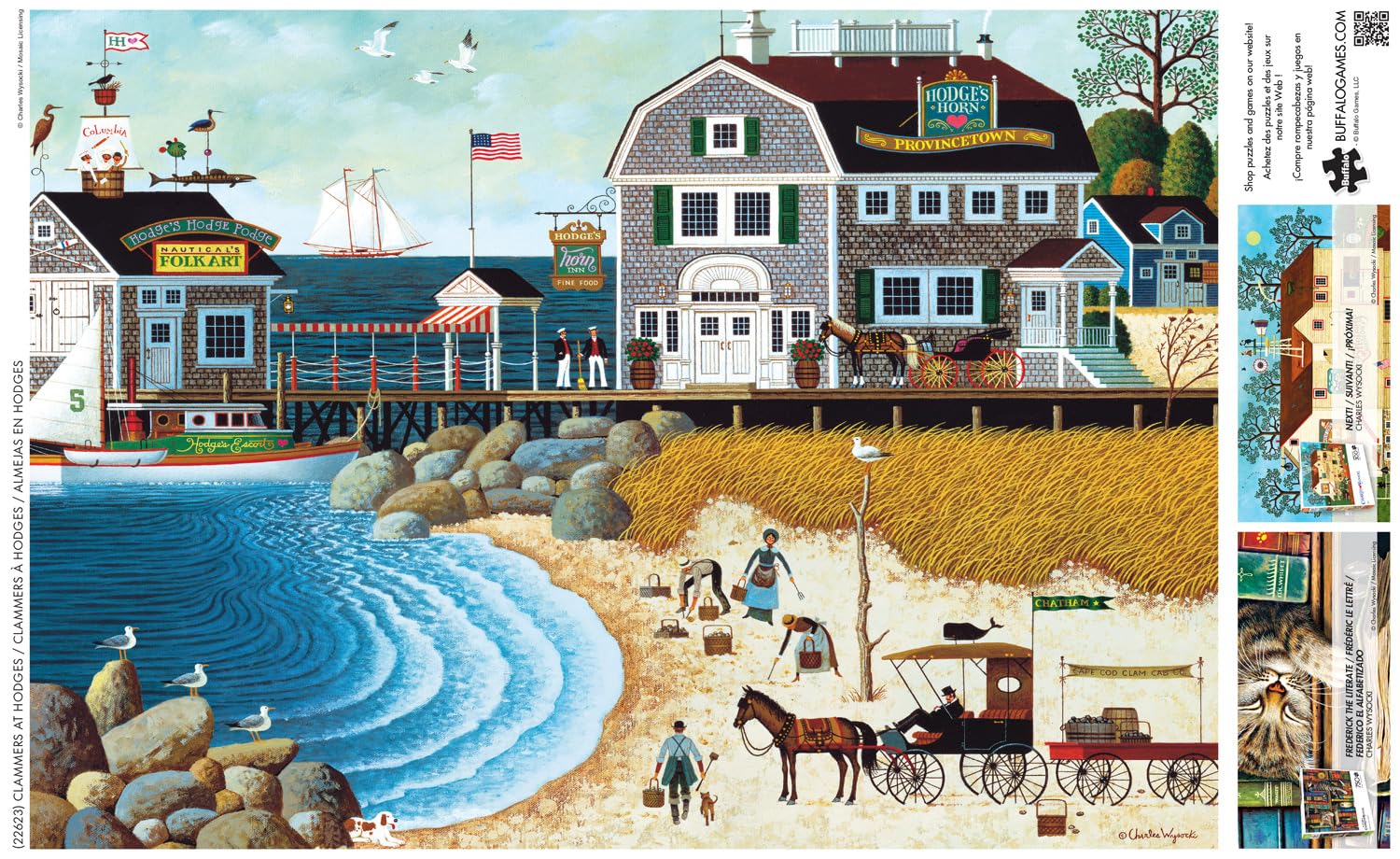 Foto 6 pulgar | Rompecabezas Charles Wysocki Clammers De Buffalo Games, 300 Unidades - Venta Internacional.
