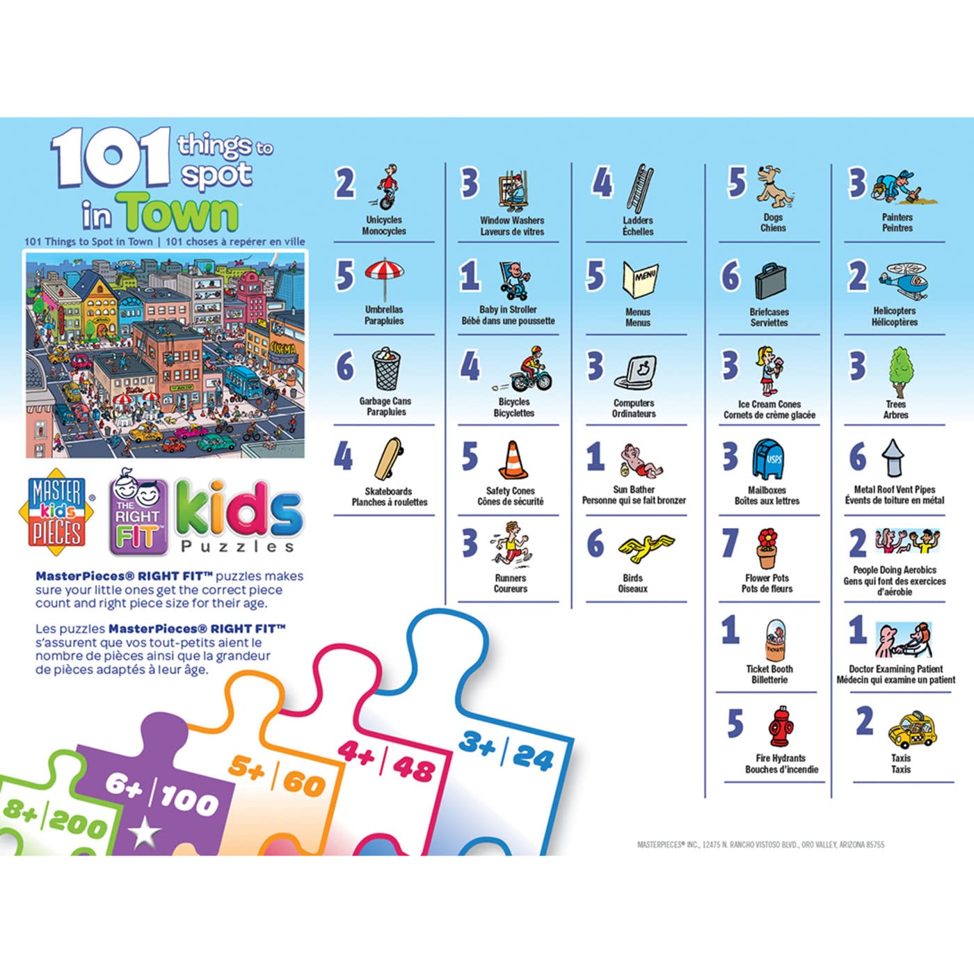 Foto 4 pulgar | Obras Maestras De Rompecabezas, 100 Piezas, 101 Cosas Para Encontrar - Venta Internacional.