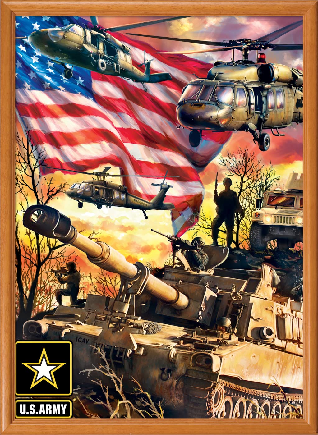 Foto 5 pulgar | Rompecabezas Masterpieces Us Army Firepower 1000 Piezas - Venta Internacional.