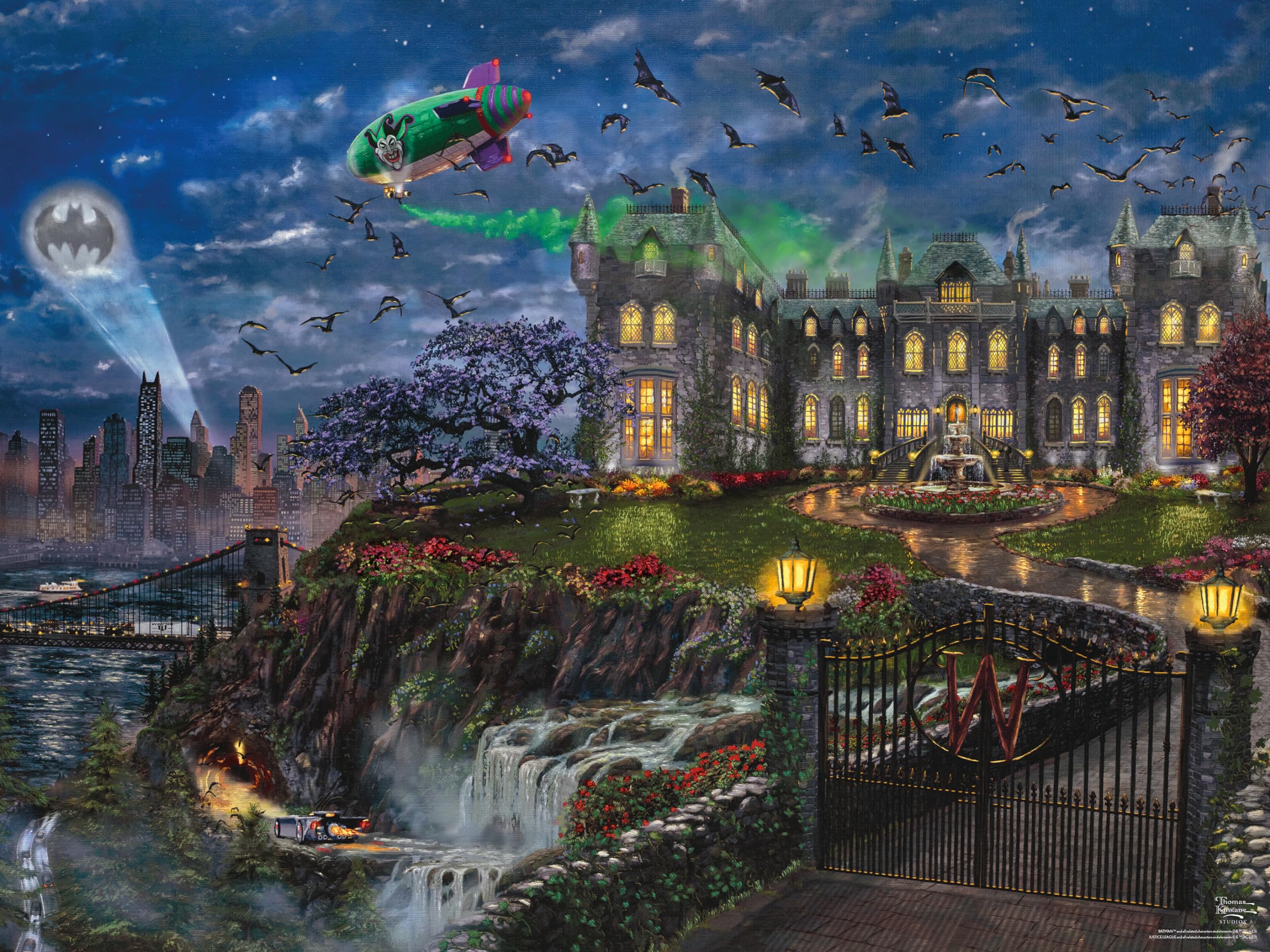 Foto 2 pulgar | Rompecabezas Ceaco Thomas Kinkade Justice League 500 Piezas - Venta Internacional.