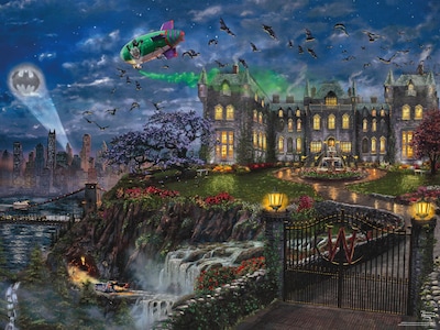 Foto 1 | Rompecabezas Ceaco Thomas Kinkade Justice League 500 Piezas - Venta Internacional.