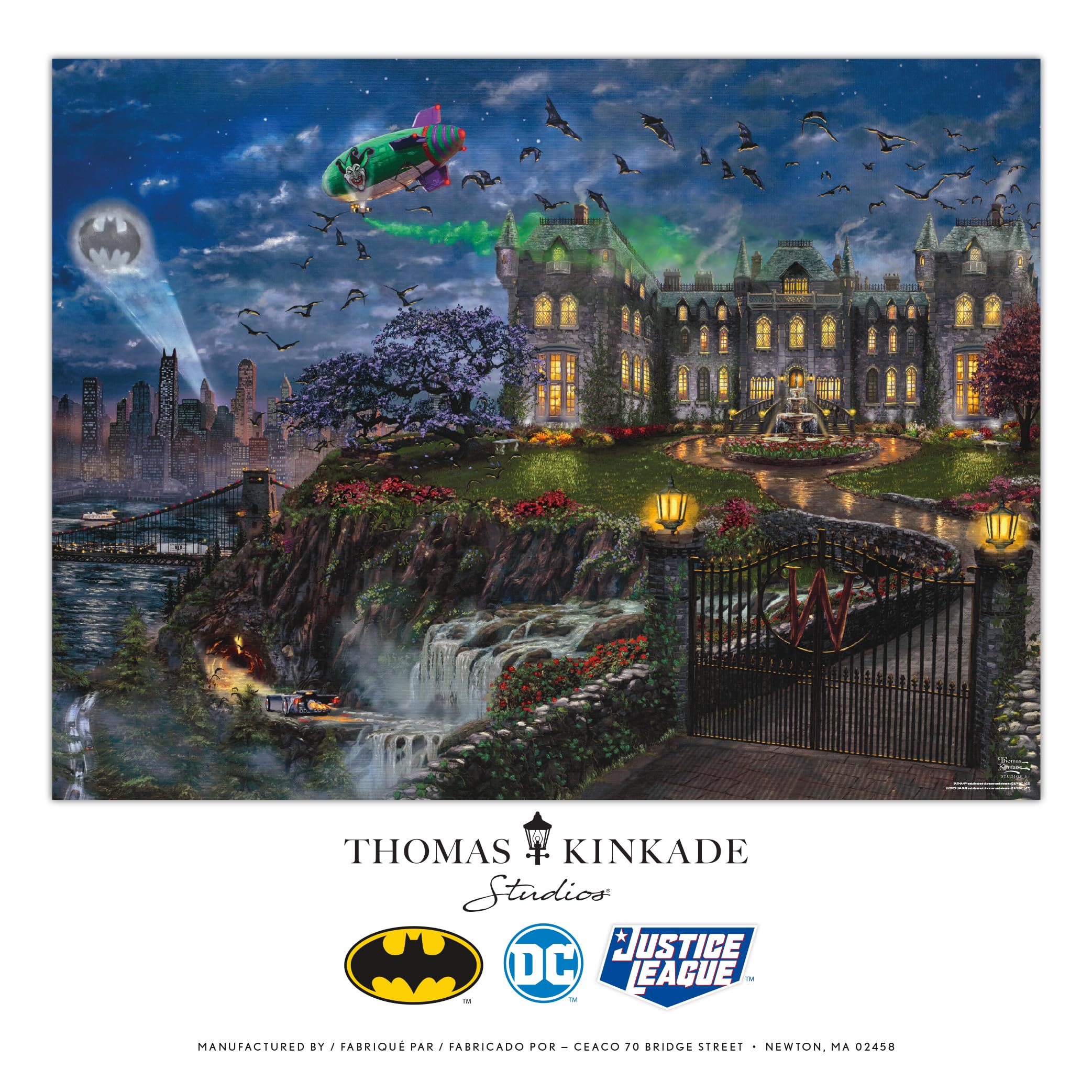 Foto 7 pulgar | Rompecabezas Ceaco Thomas Kinkade Justice League 500 Piezas - Venta Internacional.