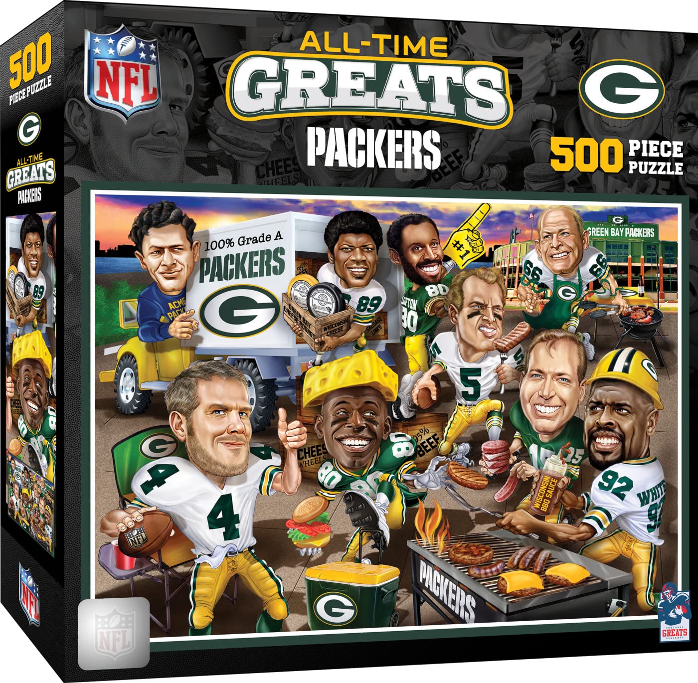Rompecabezas Masterpieces De 500 Piezas Nfl Green Bay Packers - Venta Internacional.